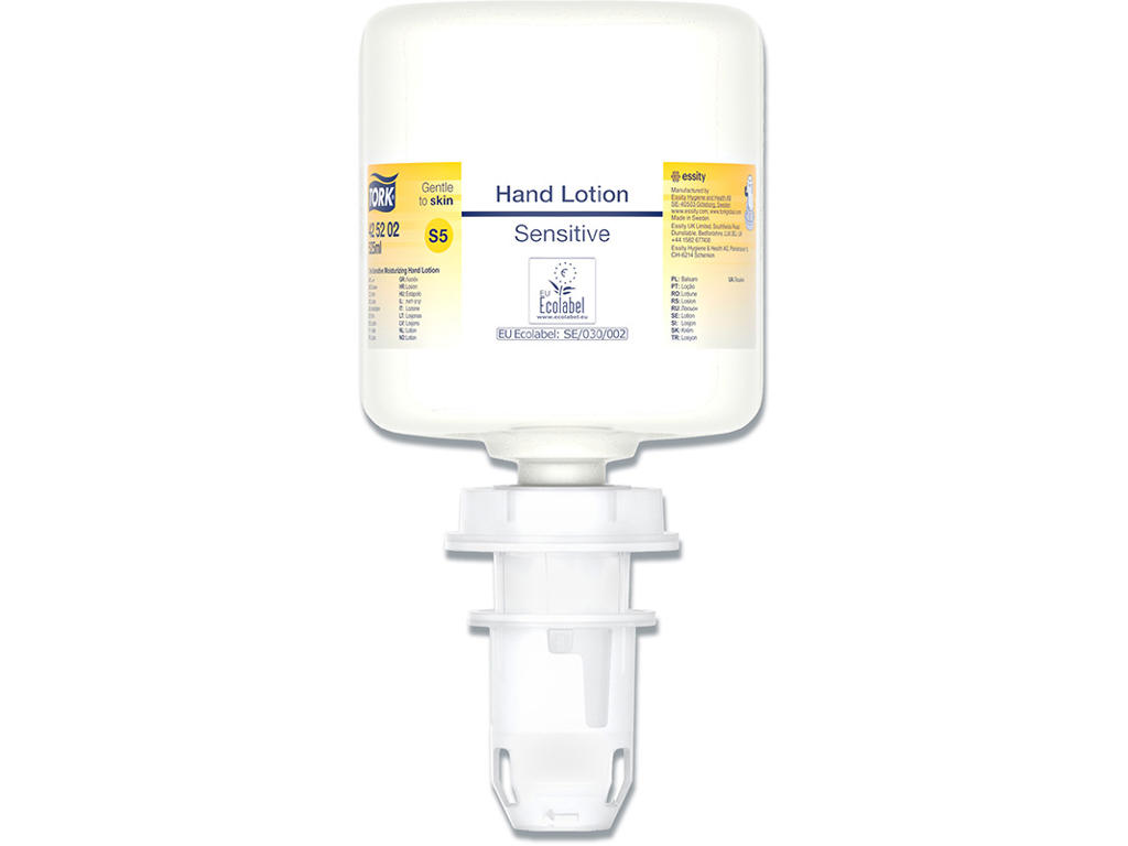 Håndlotion, Uden farve og parfume, Til dispenser, 525 ml, Tork Sensitiv S5