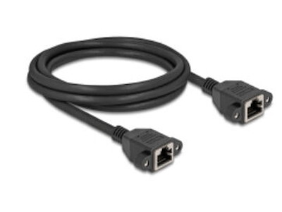 DeLOCK 90785 netværkskabel Sort 2 m Cat6a S/FTP (S-STP)