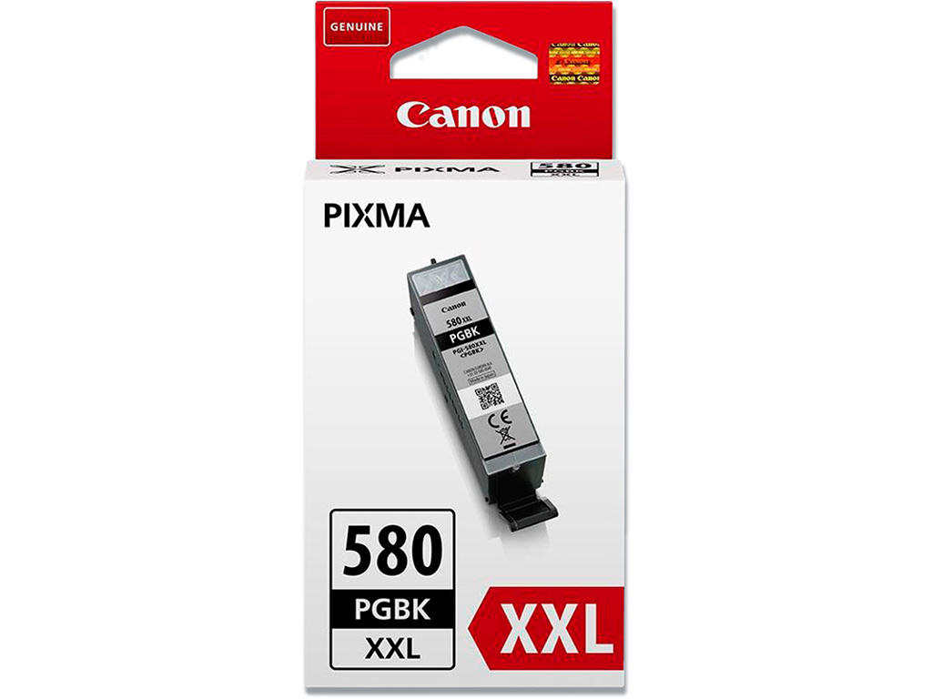 Blækpatron, 1 stk, 600 sider, Black-sort, Canon PGI-580XXL