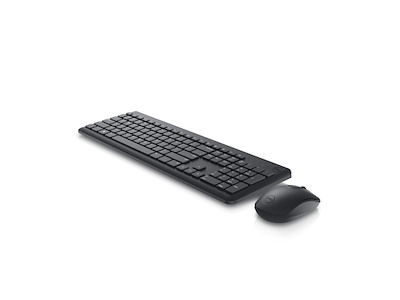 DELL KM3322W tastatur Mus inkluderet Kontor RF trådløst AZERTY Fransk Sort