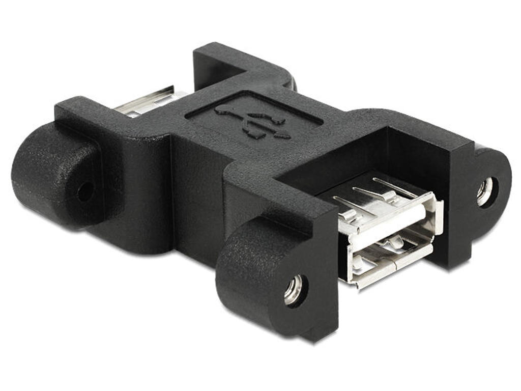 DeLOCK 65559 kabel kønsskifter USB2.0-A Sort