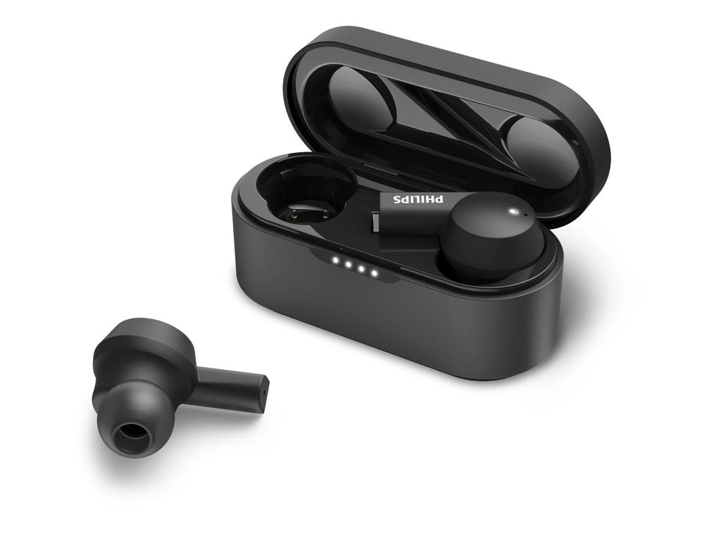 Philips TAT5505BK/00 hovedtelefoner/headset Trådløs I ørerne Opkald/musik USB Type-C Bluetooth Sort