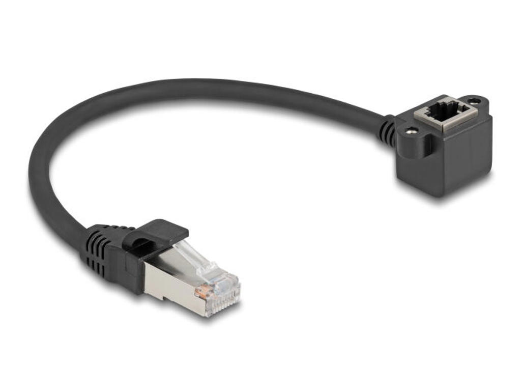 DeLOCK 81040 netværkskabel Sort 0,25 m Cat6 F/UTP (FTP)