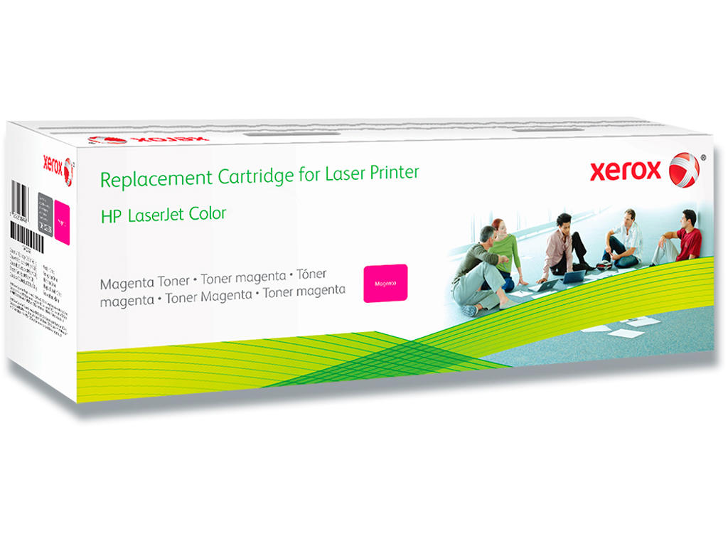 Toner, CF403X, Magenta-rød, 2.400 sider, Xerox XRC 006R03462