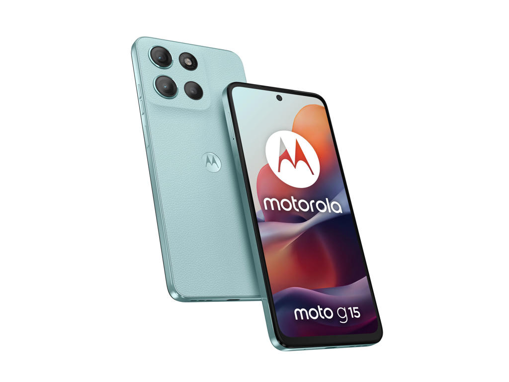 Motorola moto g15 17,1 cm (6.72") Dual SIM Android 15 4G USB Type-C 8 GB 128 GB 5200 mAh Lyse Blå