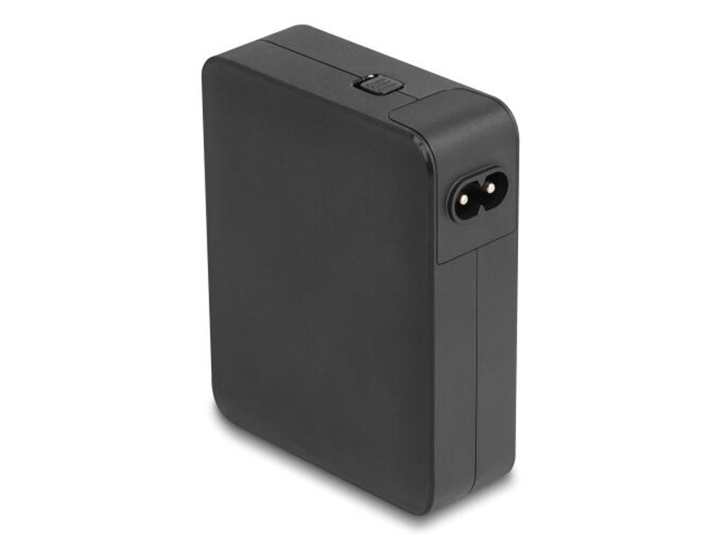 DeLOCK 41473 oplader til mobil enhed Laptop, Smartphone, Tablet Sort Vekselstrøm Hurtig opladning Indendørs