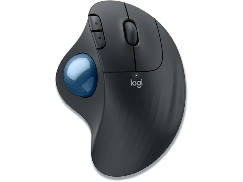 Logitech ERGO M575S Wireless Trackball, Graphite (Blue Ball)