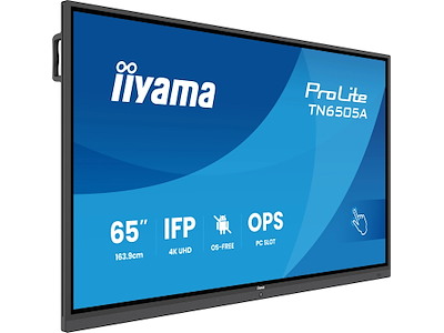 iiyama TN6505A-B1AG skilte display 163,8 cm (64.5") 500 cd/m² 4K Ultra HD Berøringsskærm