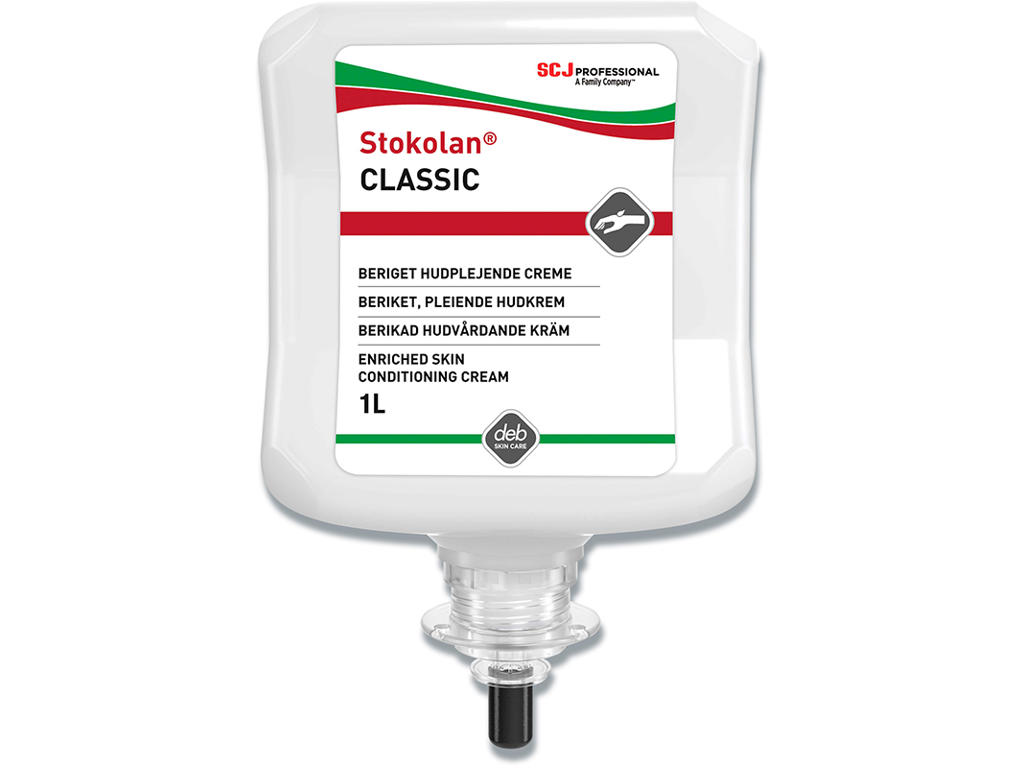 Hudcreme, Med parfume, Refill, 1000 ml, SCJ Professional Stokolan Classic