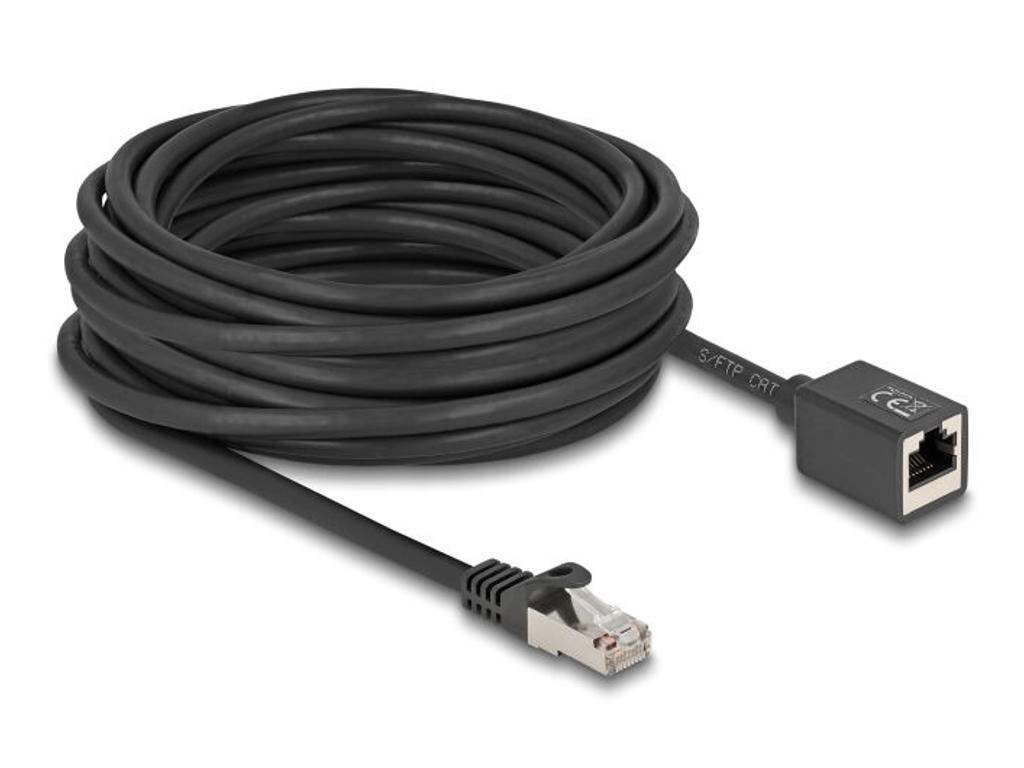 DeLOCK 90323 netværkskabel Sort 10 m Cat6a S/FTP (S-STP)