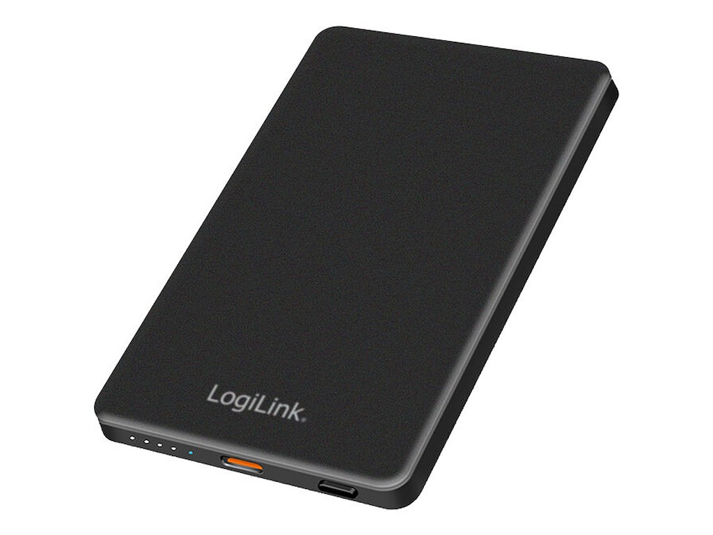 LogiLink PA0352 powerbank 5000 mAh Trådløs opladning Sort