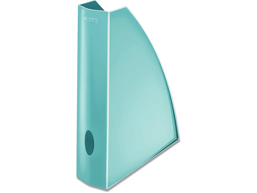 Tidsskriftsamler Leitz Plus WOW isblå