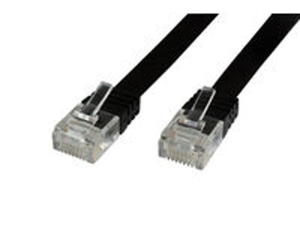 Microconnect V-UTP605S-FLAT netværkskabel Sort 5 m Cat6 U/UTP (UTP)