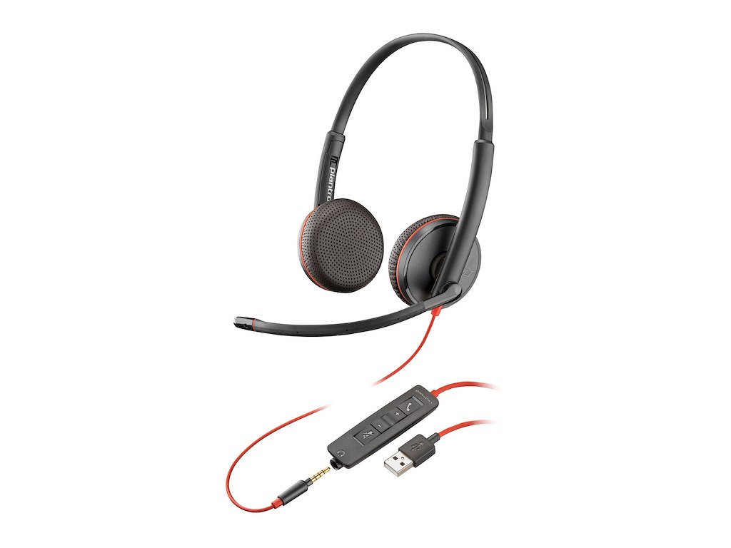 HP Poly Poly Blackwire 3225 USB-A-stereoheadset (bulk)