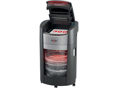 Makuleringsmaskine, Mikro, 300/8 ark, P5, Rexel ShredMax AutoFeed+ 300M