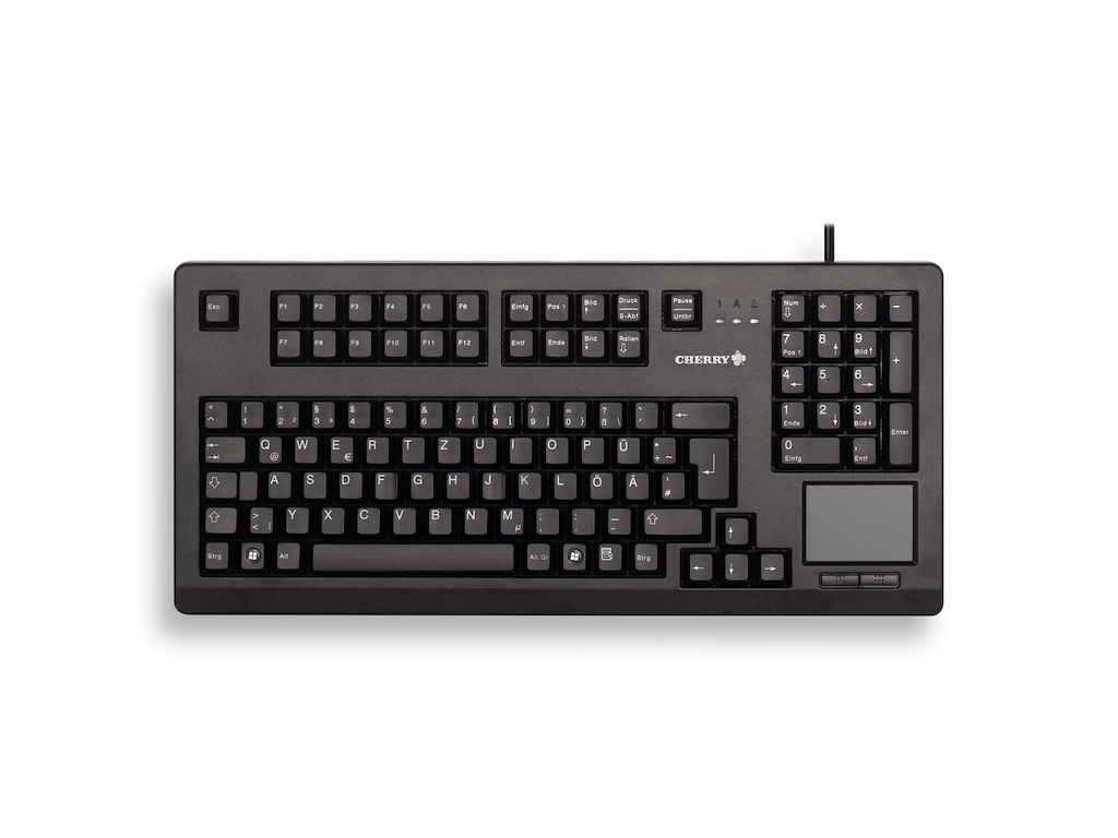 CHERRY TouchBoard G80-11900 tastatur Universel USB QWERTZ Tysk Sort