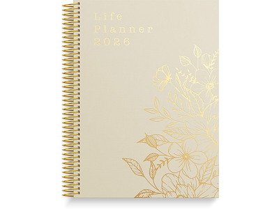 Kalender, 2026, Life Planner, Bloom,1 uge pr. opslag, Petrol, Mayland