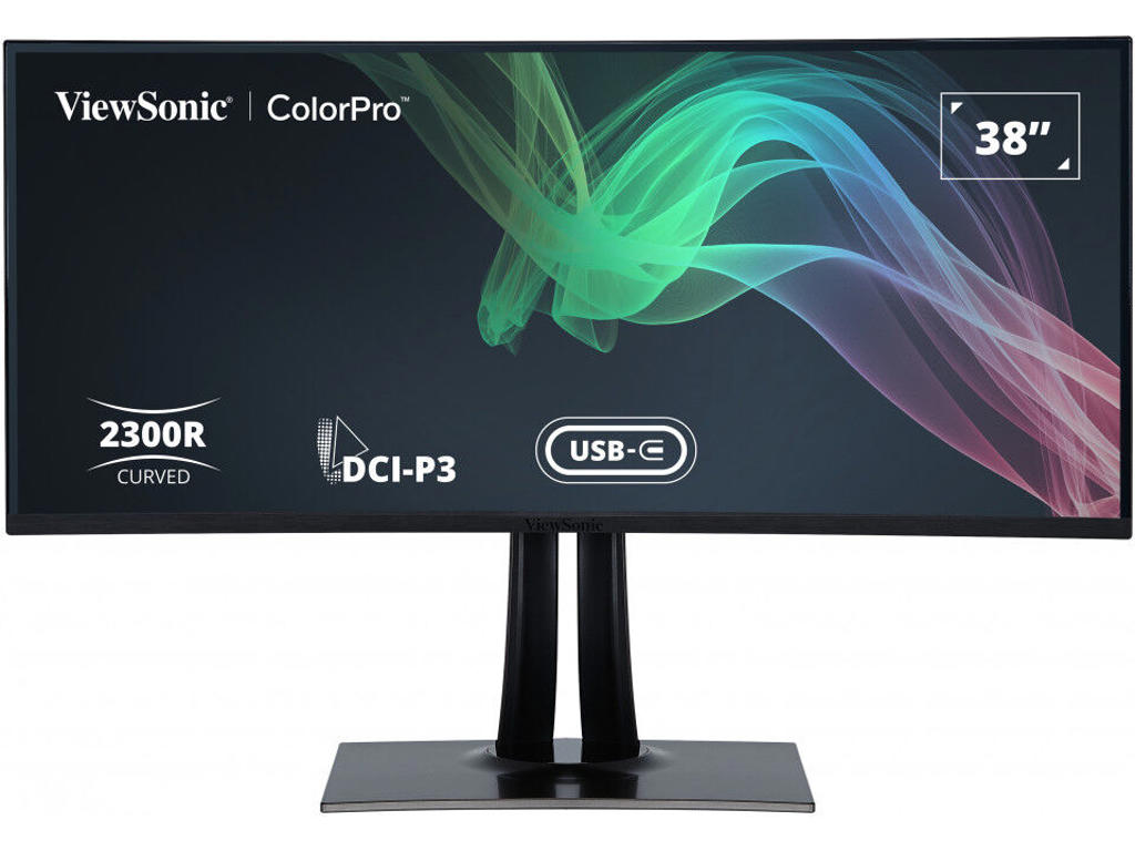 Viewsonic VP3881A computerskærm 96,5 cm (38") 3840 x 1600 pixel Quad HD+ LED Sort
