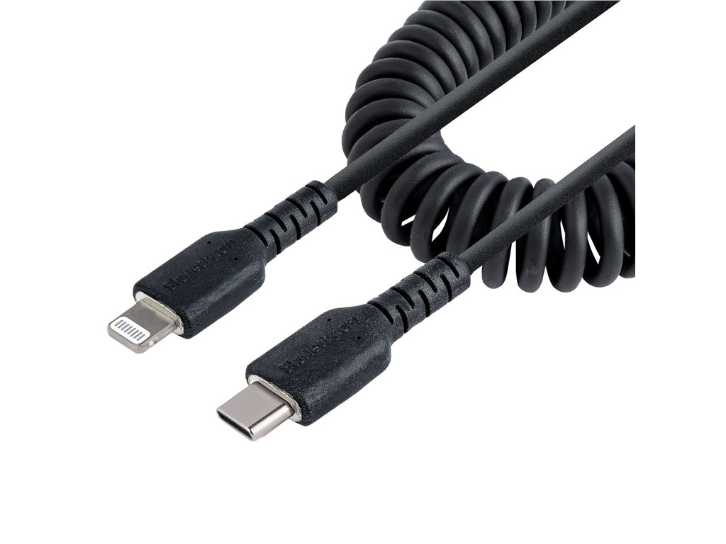 StarTech.com RUSB2CLT50CMBC Lightning kabel 0,5 m Sort