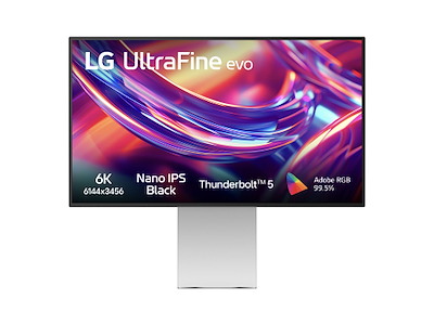 LG 32U990A-S computerskærm 81,3 cm (32") 6144 x 3456 pixel 6K Ultra HD LCD Grå