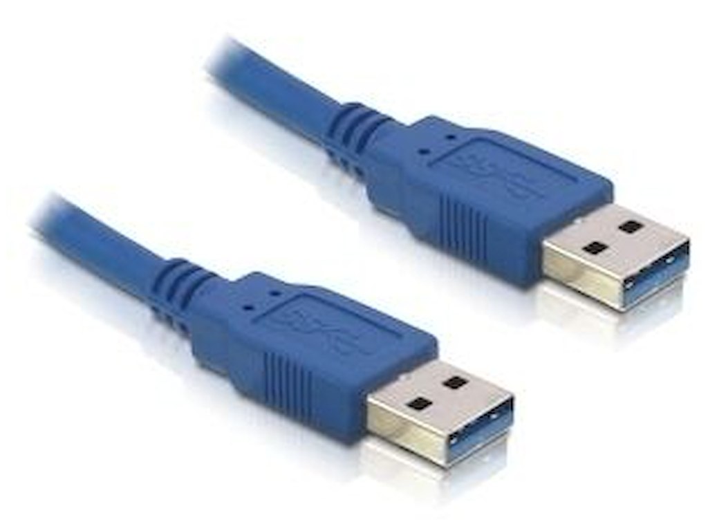 DeLOCK USB 3.0-A male/male - 5m USB-kabel USB A 5 Gbit/sek. Blå