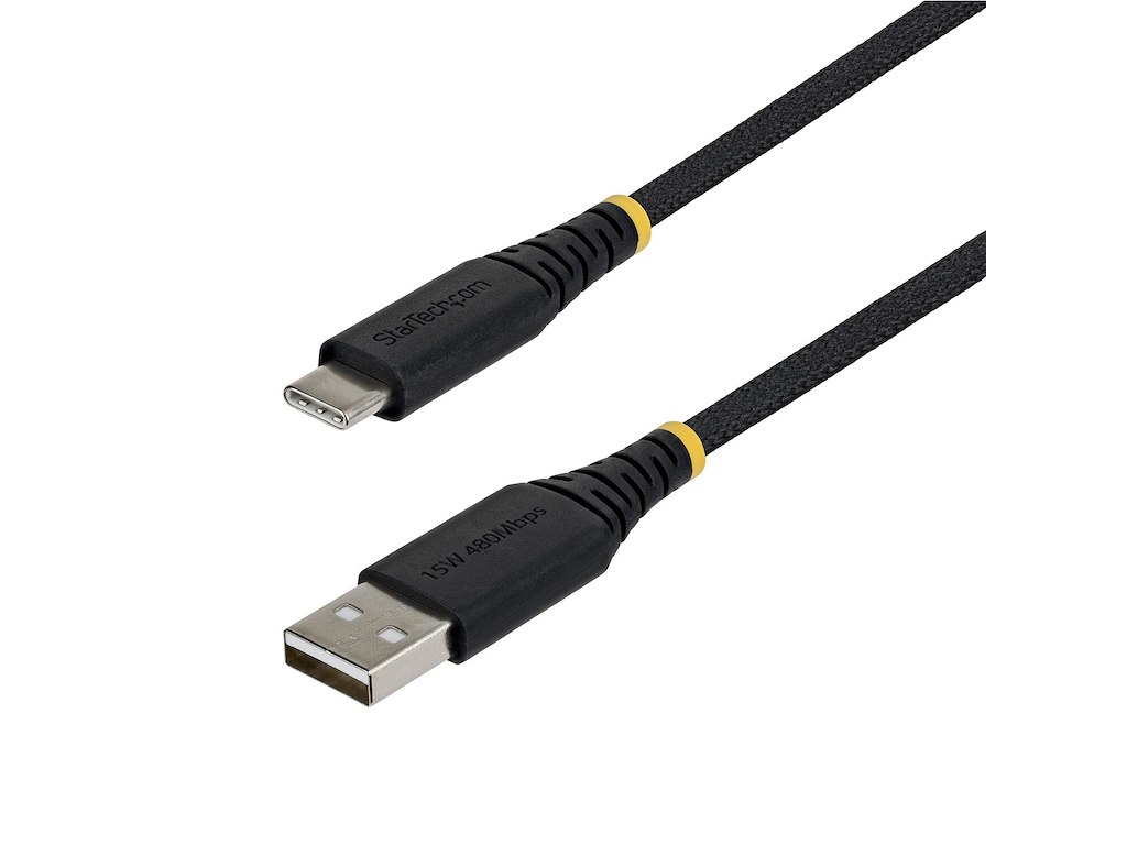 StarTech.com USB2AC2MBR USB-kabel USB 2.0 2 m USB A USB C 0,48 Gbit/sek. 15 W Sort