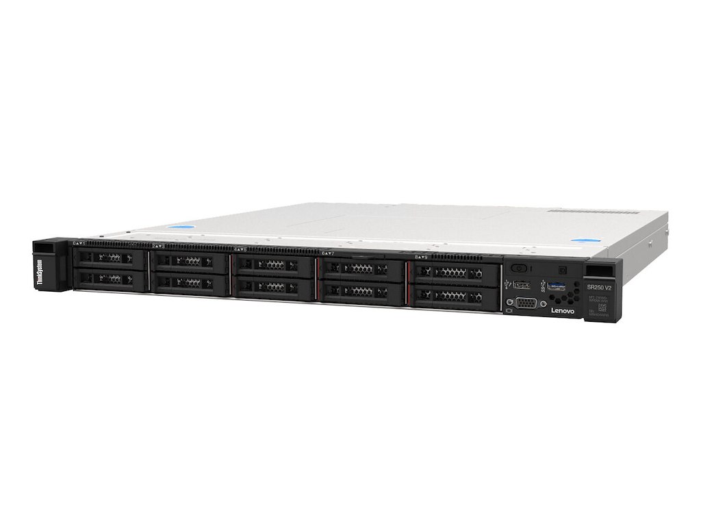 Lenovo ThinkSystem SR250 V2 server 0 GB Stativ (1U) Intel Xeon E E-2356G 3,2 GHz 32 GB DDR4-SDRAM 450 W