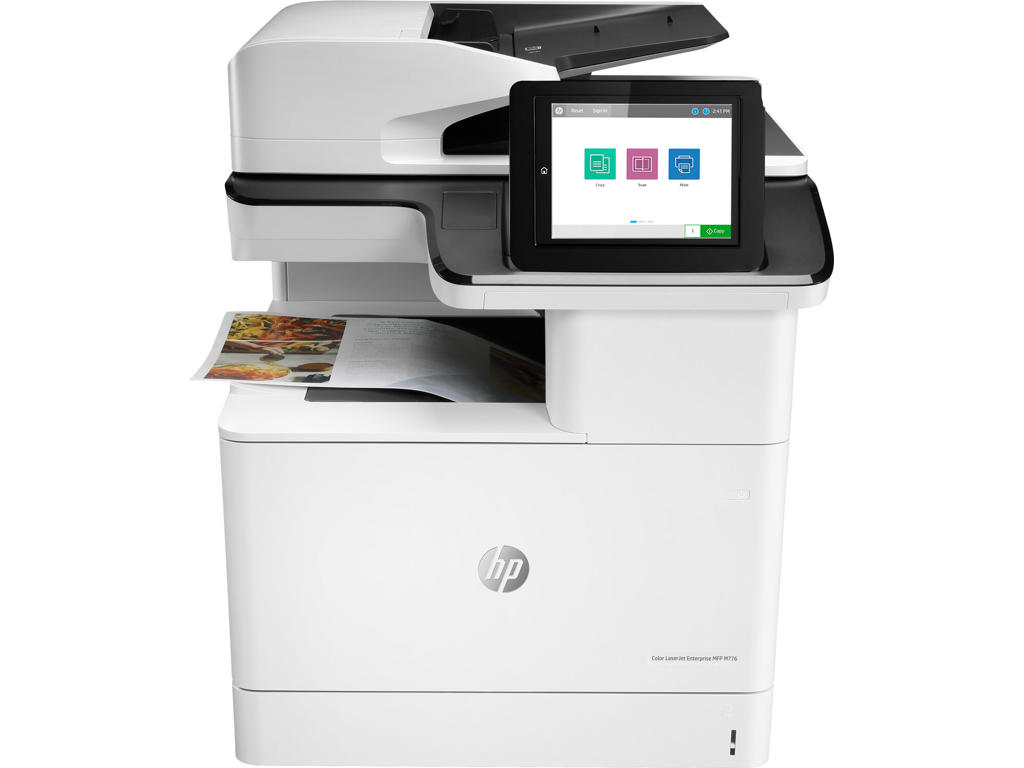 HP Color LaserJet Enterprise LaserJet Enterprise M776dn Multifunction Farve Printer, Kun ethernet; Kopimaskine, scanner