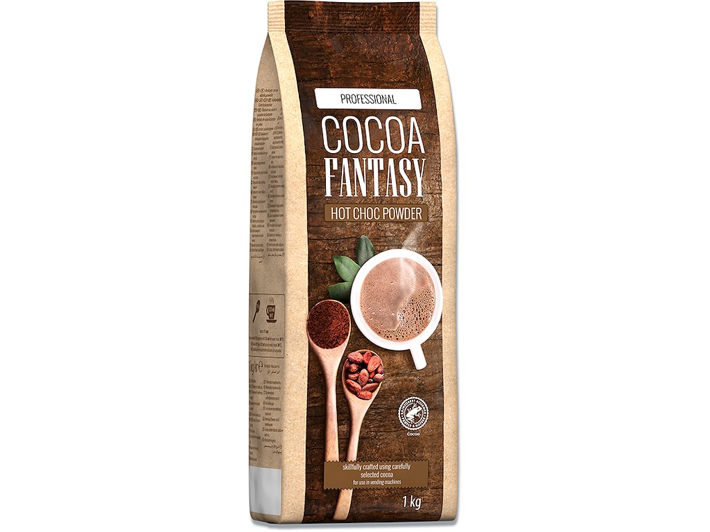 Cacao, 1 pose, 1000 g, 18% kakao, JDE Fantasy Hot Choc Powder