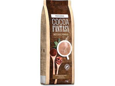 Cacao, 1 pose, 1000 g, 18% kakao, JDE Fantasy Hot Choc Powder
