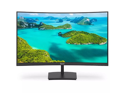 Philips E Line 241E1SC/00 computerskærm 59,9 cm (23.6") 1920 x 1080 pixel Fuld HD LED Sort