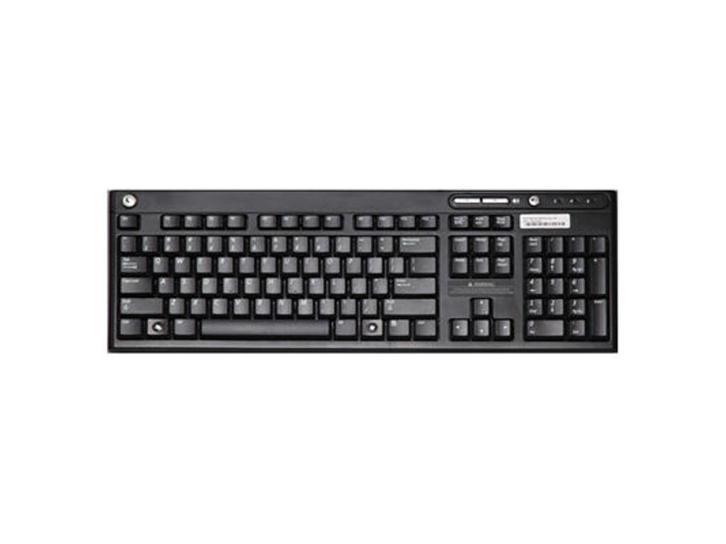 HP 697737-081 tastatur USB QWERTY Dansk Sort