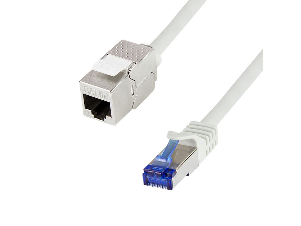 LogiLink CC5062S netværkskabel Grå 3 m Cat6a S/FTP (S-STP)
