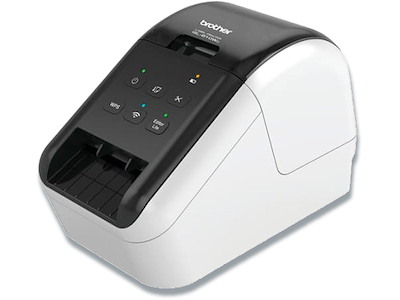 Labelprinter, Skrivebord, Til PC, Mac, smartphone, tablet, WiFi, Max 62 mm etiketbredde, Brother QL-810W