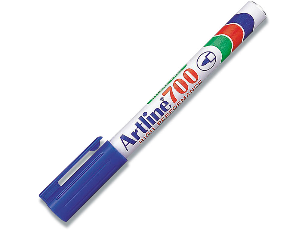 Marker, Rund spids, 0.7 mm, Blå, Artline EK-700