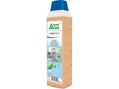 Universalrengøring, Med parfume, Med farve, 1 liter, Green Care TANET SR 13 Ocean