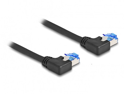 DeLOCK 80209 netværkskabel Sort 0,5 m Cat6a S/FTP (S-STP)