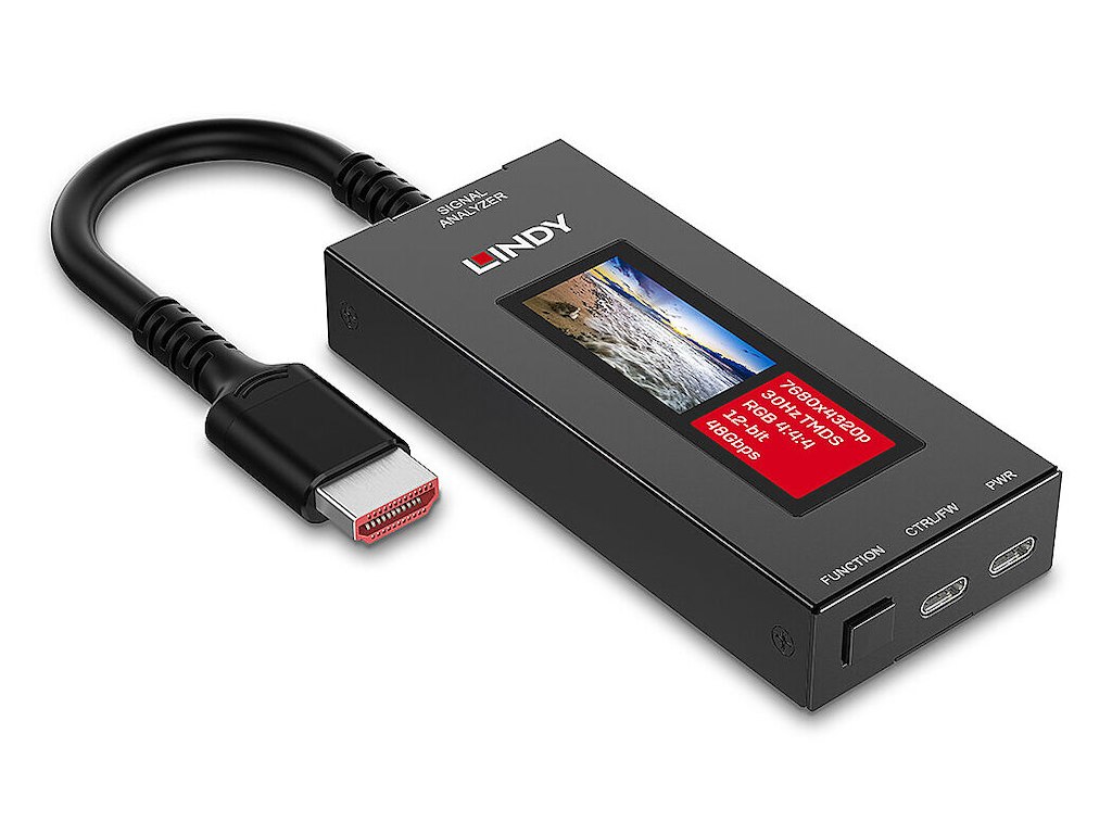 Lindy HDMI 8K60 Signal Analyzer Sort