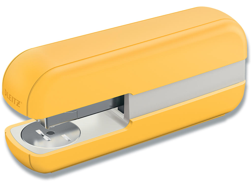 Hæftemaskine, 30 ark, Varm gul, Klamme P3 og 24/6 og 26/6, Leitz Cosy 5004