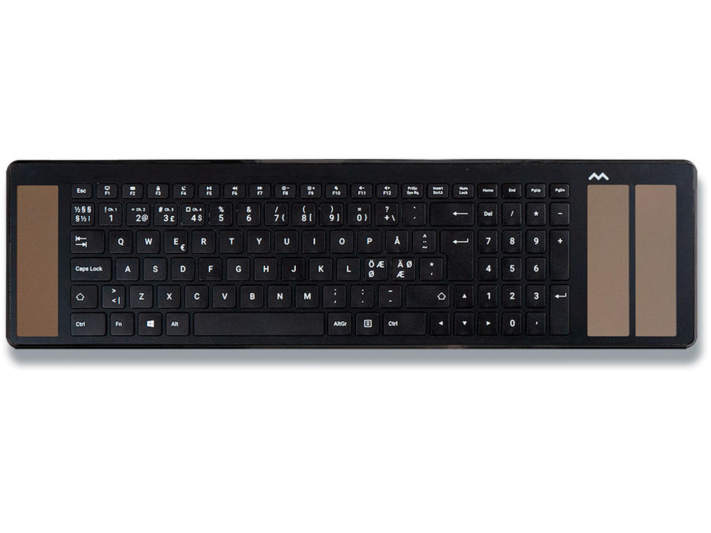 Mousetrapper Type Keyboard, Black