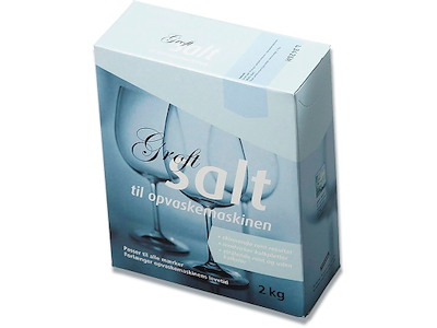 Opvaskemaskine salt, Groft, Til opvaskemaskine, 2 kg