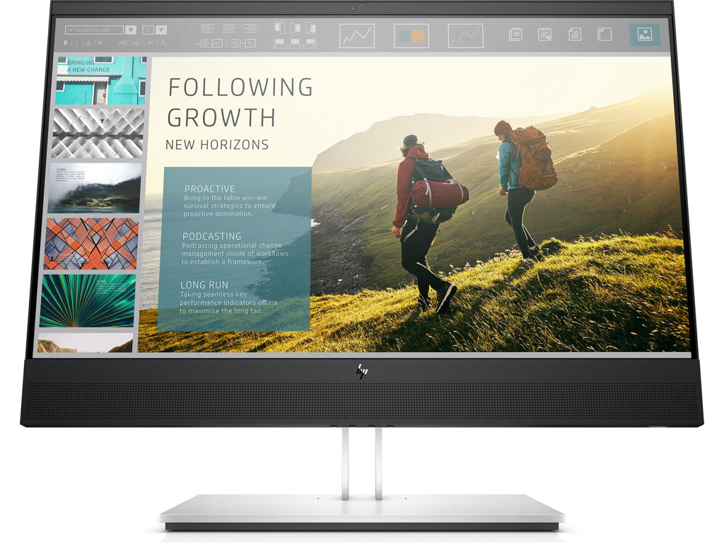 HP Mini-in-One 24 computerskærm 60,5 cm (23.8") 1920 x 1080 pixel Fuld HD LED Sort