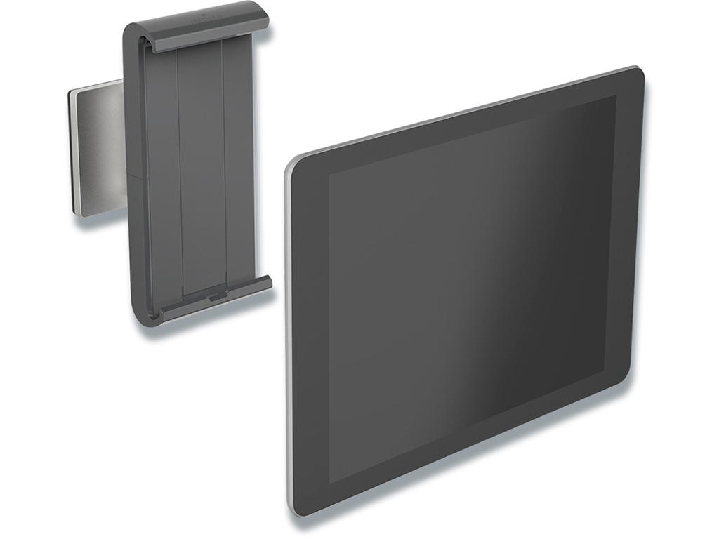 Tablet holder i alu til væg