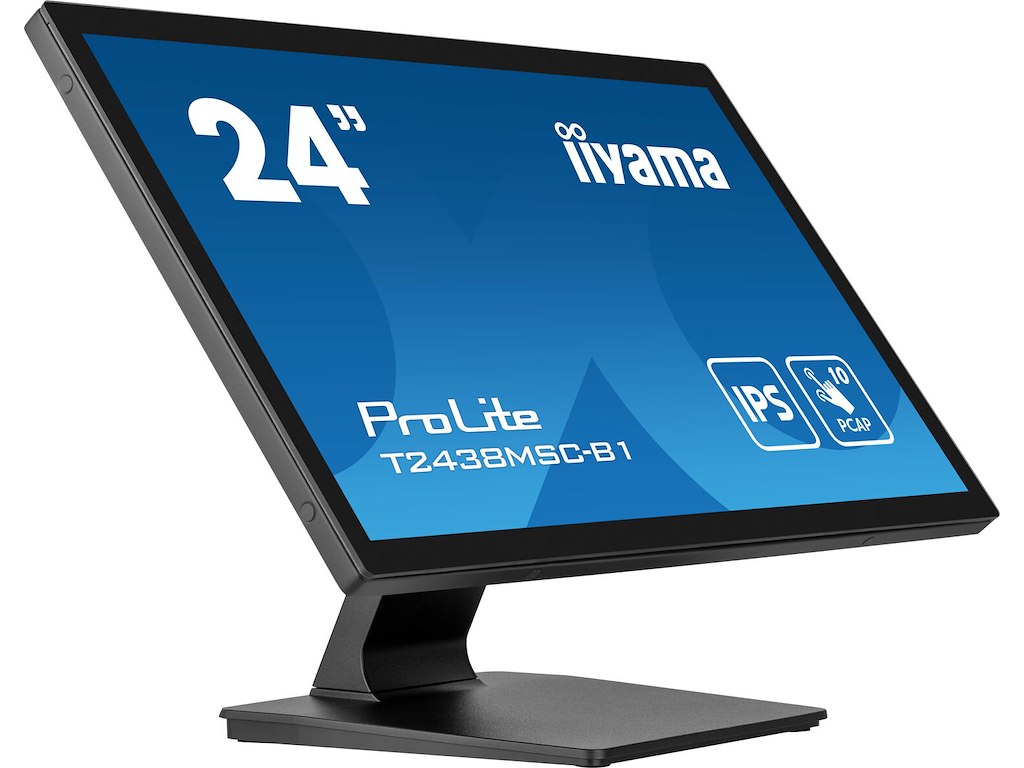 iiyama ProLite T2438MSC-B1 computerskærm 60,5 cm (23.8") 1920 x 1080 pixel Fuld HD LED Berøringsskærm Sort