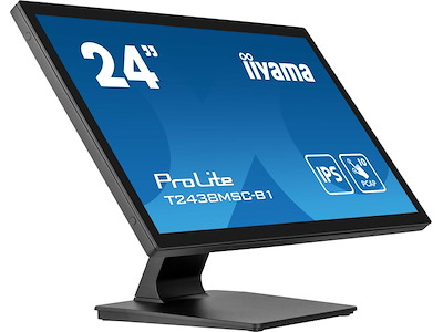 iiyama ProLite T2438MSC-B1 computerskærm 60,5 cm (23.8") 1920 x 1080 pixel Fuld HD LED Berøringsskærm Sort