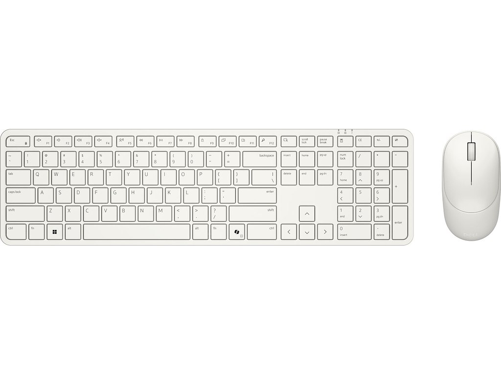 DELL Pro 5 KM526 tastatur Mus inkluderet Hjemme/kontor RF trådløst AZERTY Fransk Hvid