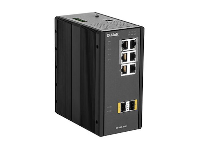 D-Link DIS‑300G‑8PSW Administreret L2 Gigabit Ethernet (10/100/1000) Strøm over Ethernet (PoE) Sort