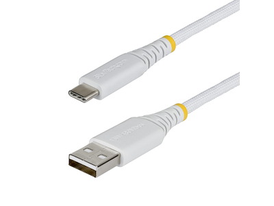 StarTech.com USB2AC2MBRWH USB-kabel USB 2.0 2 m USB A USB C 0,48 Gbit/sek. 15 W Hvid