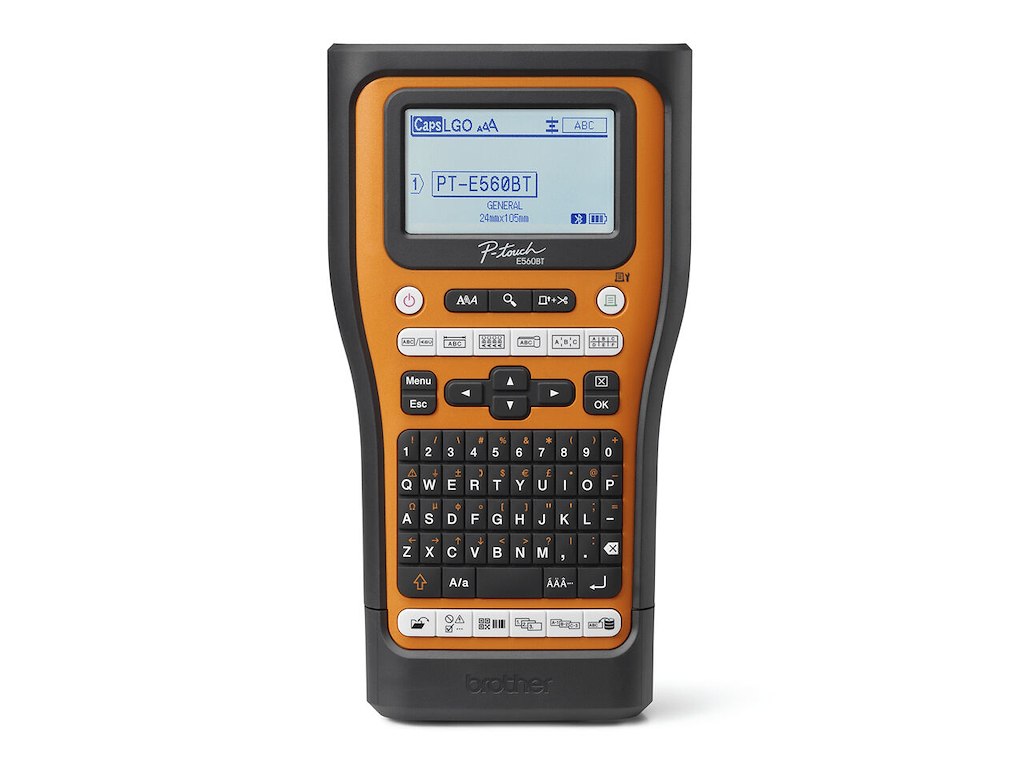 Brother PT-E560BTSP etiketprinter Termisk overførsel 180 x 180 dpi 30 mm/sek. Kabel & trådløs HSE/TZe Bluetooth QWERTZ