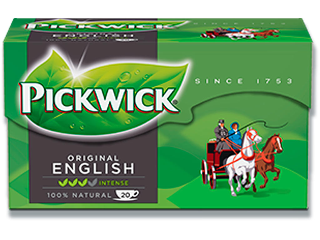 Brev-the, Original English, 20 breve æsken, 1 æske, Pickwick